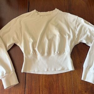 Lululemon white opal sweatshirt size 6